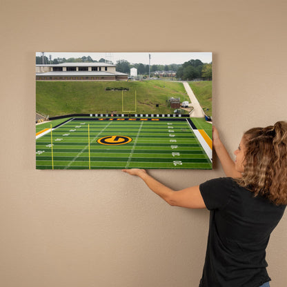Canvas Wall Art - Eddie Robinson Stadium, the home field of the Grambling Tigers football team at Grambling State University, one of America's pre-eminent HBCU