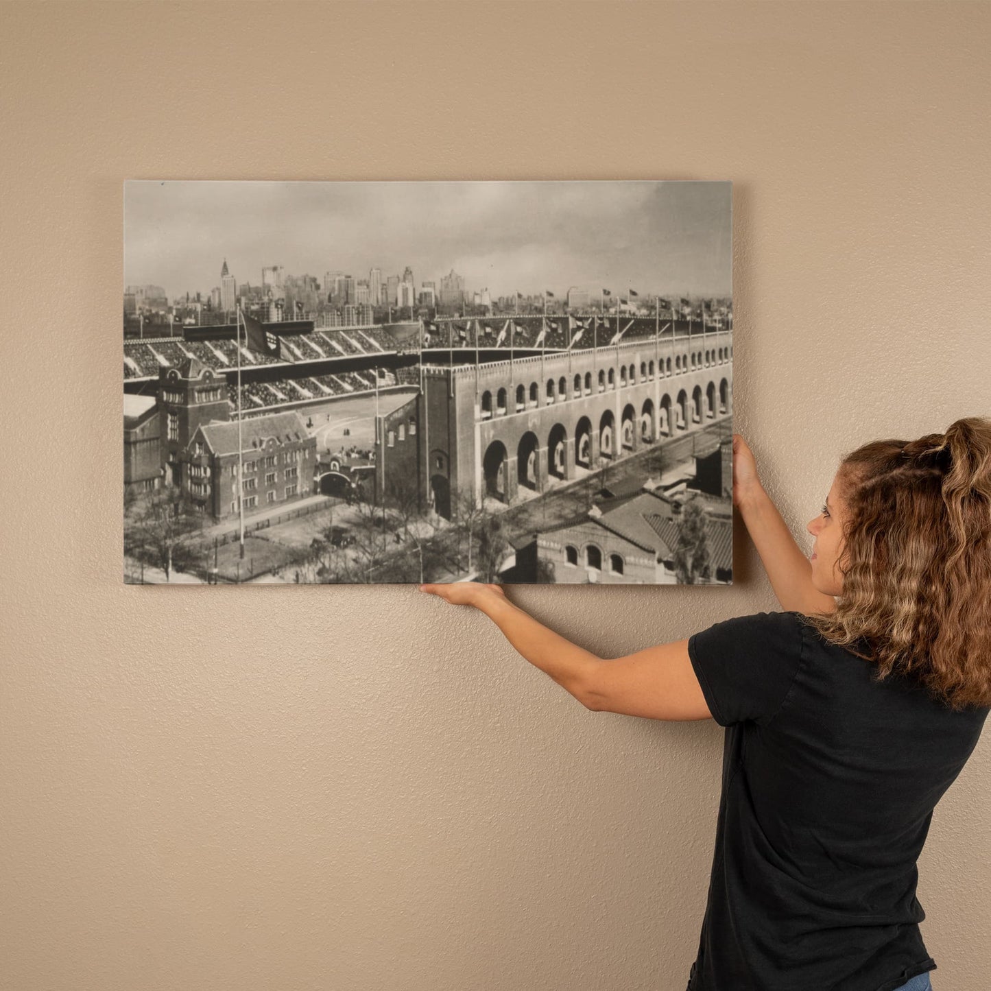 Canvas Wall Art - Philadelphia. Franklin Field, Univerisity of Pennsylvania, 1936