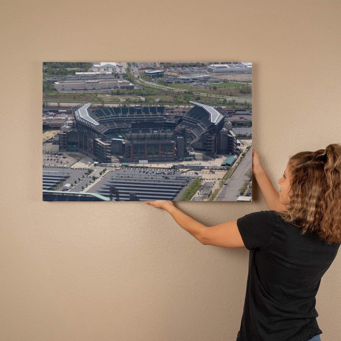 Canvas Wall Art - Philadelphia, Pennsylvania, Philadelphia Eagles' Lincoln Financial Field