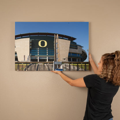 Canvas Wall Art - The Autzen Stadium is the home field of the Oregon Ducks football team