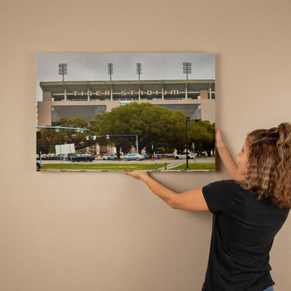 Canvas Wall Art - LSU Tiger Stadium at Louisiana State University in Baton Rouge