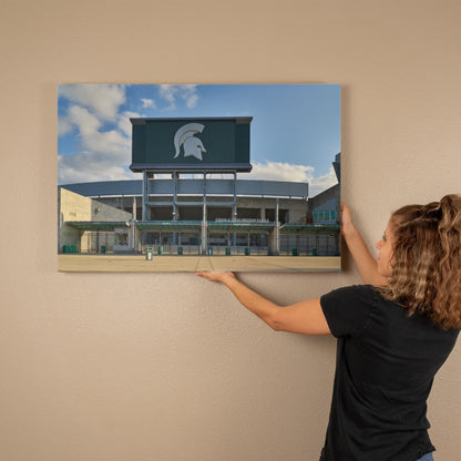 Canvas Wall Art - Spartan Stadium, the football stadium at Michigan State University in East Lansing. The university's athletic teams are nicknamed Spartans