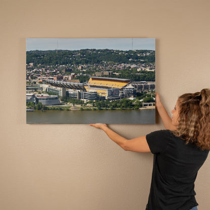 Canvas Wall Art - Pittsburgh, Pennsylvania, Heinz Field, home of the NFL Pittsburgh Steelers