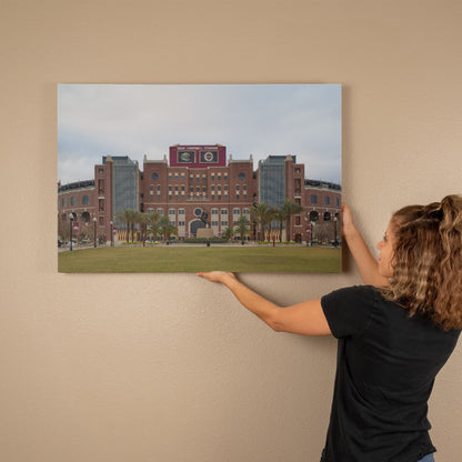 Canvas Wall Art - The massive Doak S. Campbell Stadium, popularly known as Doak, at Florida State University in Tallahassee