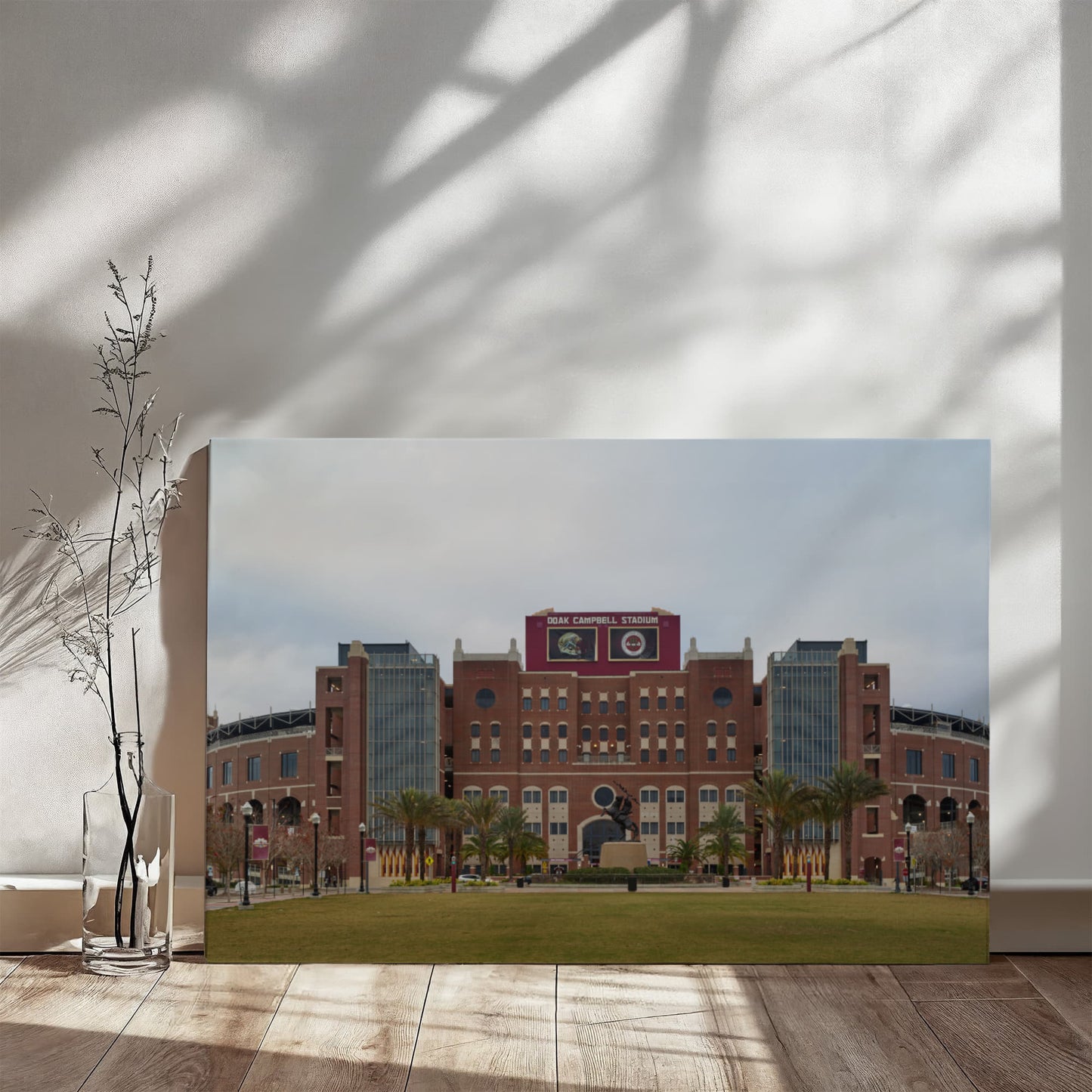 Canvas Wall Art - The massive Doak S. Campbell Stadium, popularly known as Doak, at Florida State University in Tallahassee