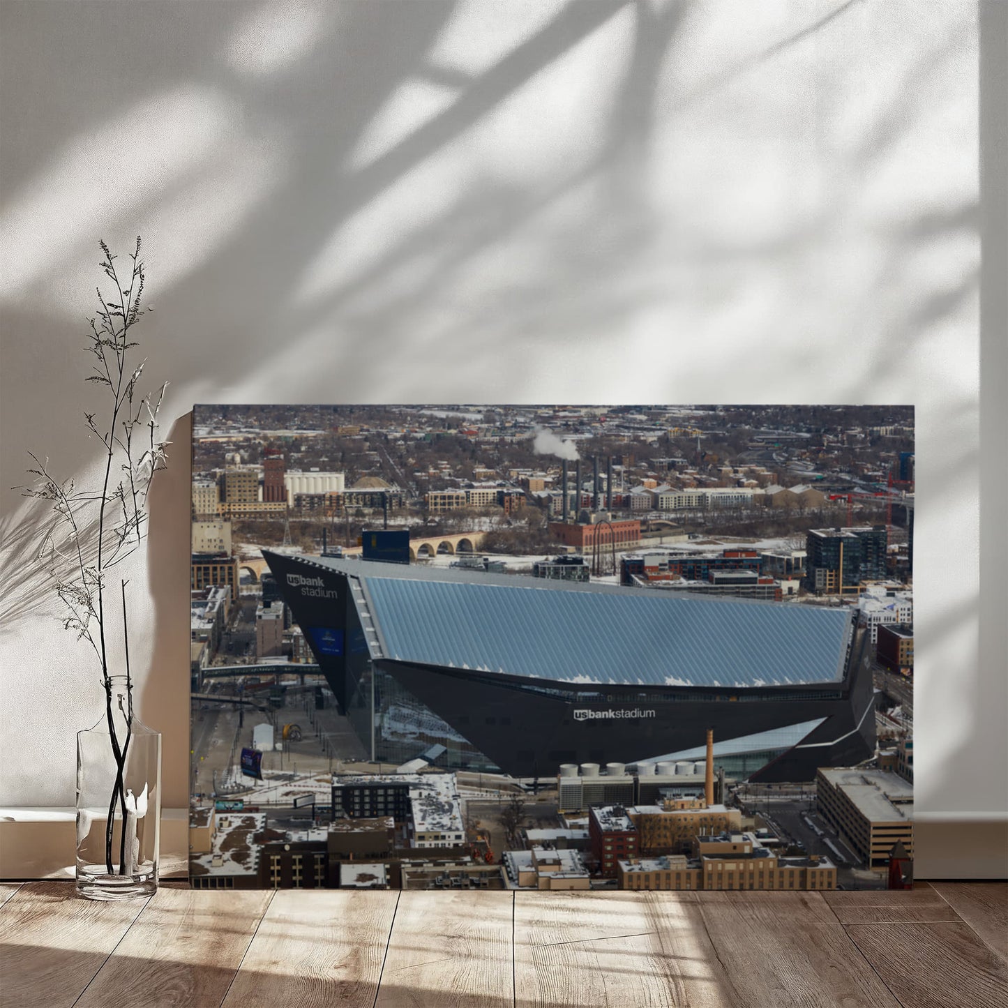 Canvas Wall Art - Minneapolis, U.S. Bank Stadium, home of the National Football League's Minnesota Vikings