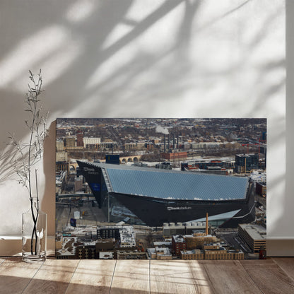 Canvas Wall Art - Minneapolis, U.S. Bank Stadium, home of the National Football League's Minnesota Vikings