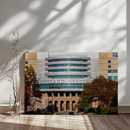 Canvas Wall Art - Neyland Stadium, the home of the University of Tennessee Volunteers' football team on the sprawling campus in Knoxville