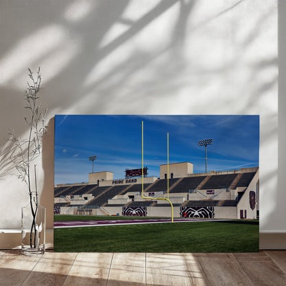 Canvas Wall Art - Robert W. Plaster Sports Complex, the football field on at the main campus of Missouri State University in Springfield