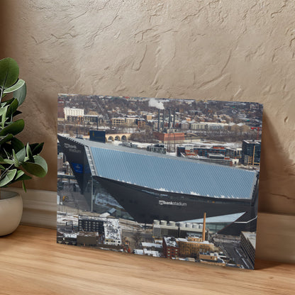 Canvas Wall Art - Minneapolis, U.S. Bank Stadium, home of the National Football League's Minnesota Vikings