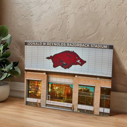 Canvas Wall Art - The Donald W. Reynolds Razorback Stadium, home of the University of Arkansas Razorbacks football team in Fayetteville