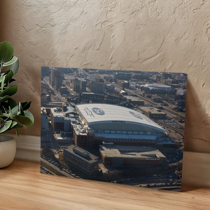 Canvas Wall Art - Ford Field, the domed multipurpose stadium that is home to the Detroit Lions of the NFL