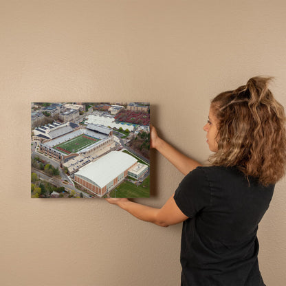 Canvas Wall Art - Boston College campus in the affluent village of Chestnut Hill, west of the city, with a focus on Alumni Stadium, the university's football field