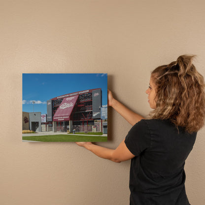 Canvas Wall Art - Washington-Grizzly Stadium, the home field of the University of Montana's football team, nicknamed the Grizzlies, in Missoula