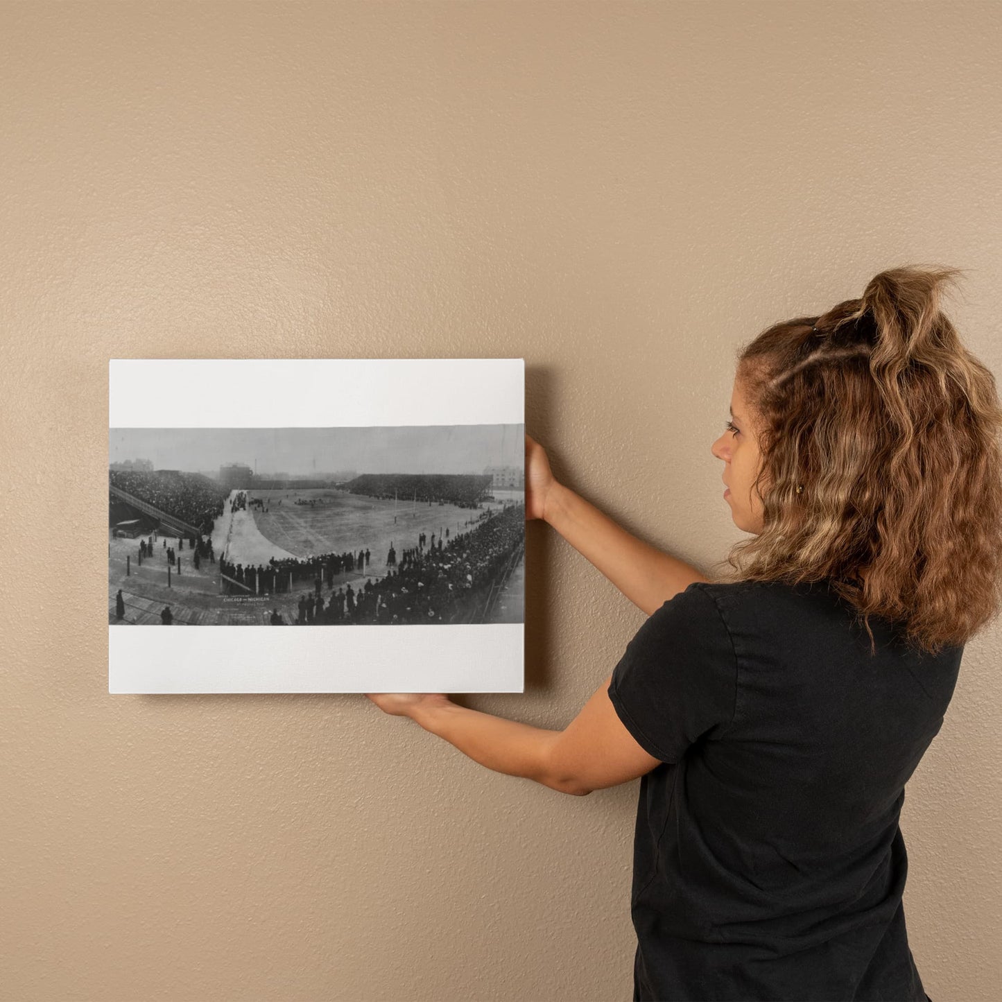 Canvas Wall Art - Western Championship, Chicago - Michigan at Marshall Field, Chicago, 1905