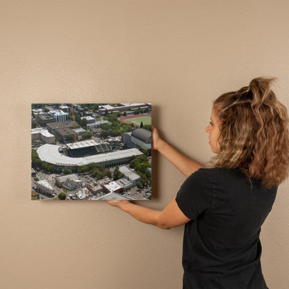 Canvas Wall Art - Portland, Oregon, Providence Park football stadium in the foreground, home of the Portland State University Vikings' team