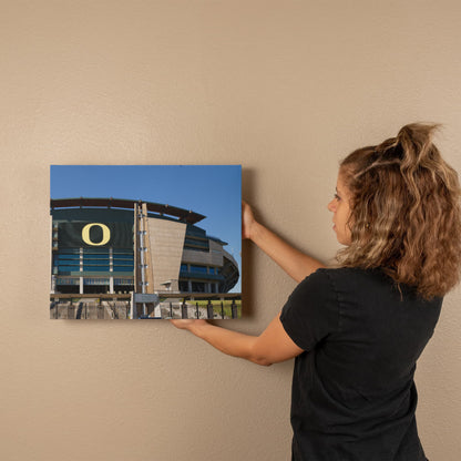 Canvas Wall Art - The Autzen Stadium is the home field of the Oregon Ducks football team