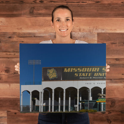Canvas Wall Art - Fred G. Hughes Stadium, the football team's home field at Missouri Southern State University in Joplin
