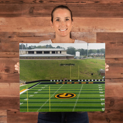 Canvas Wall Art - Eddie Robinson Stadium, the home field of the Grambling Tigers football team at Grambling State University, one of America's pre-eminent HBCU