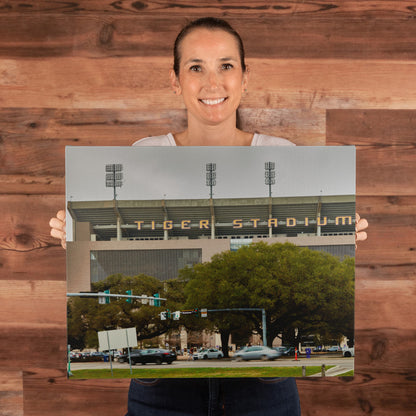 Canvas Wall Art - LSU Tiger Stadium at Louisiana State University in Baton Rouge