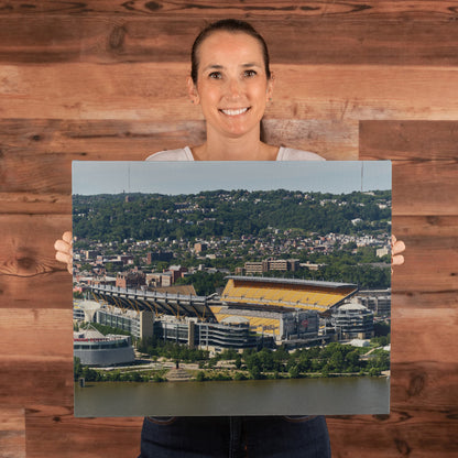 Canvas Wall Art - Pittsburgh, Pennsylvania, Heinz Field, home of the NFL Pittsburgh Steelers