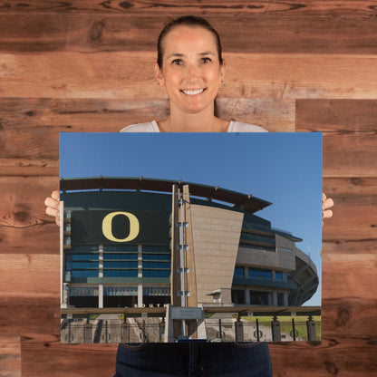 Canvas Wall Art - The Autzen Stadium is the home field of the Oregon Ducks football team