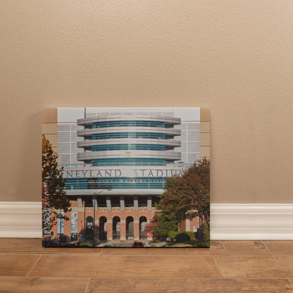 Canvas Wall Art - Neyland Stadium, the home of the University of Tennessee Volunteers' football team on the sprawling campus in Knoxville
