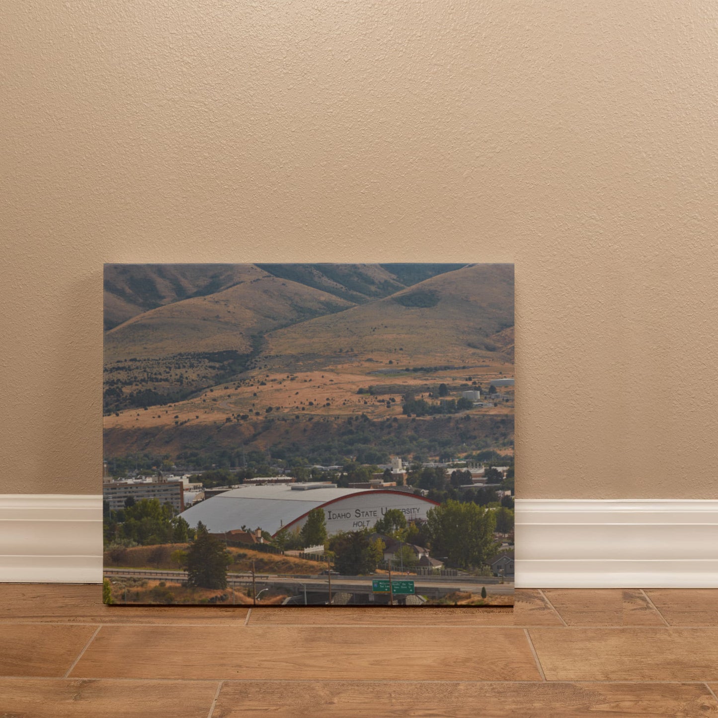 Canvas Wall Art - Holt Arena, the home of the Idaho State University Bengals football team in Pocatello, Idaho