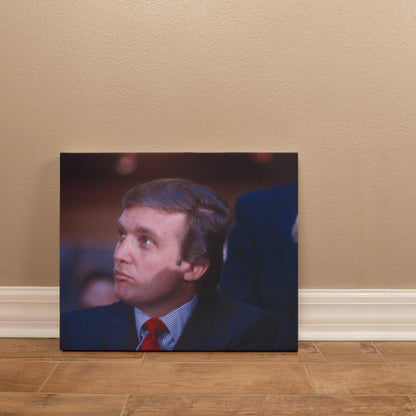 Canvas Wall Art - Donald Trump, Press conference at Trump Tower, U.S. football league, New Jersey Generals football, 1982