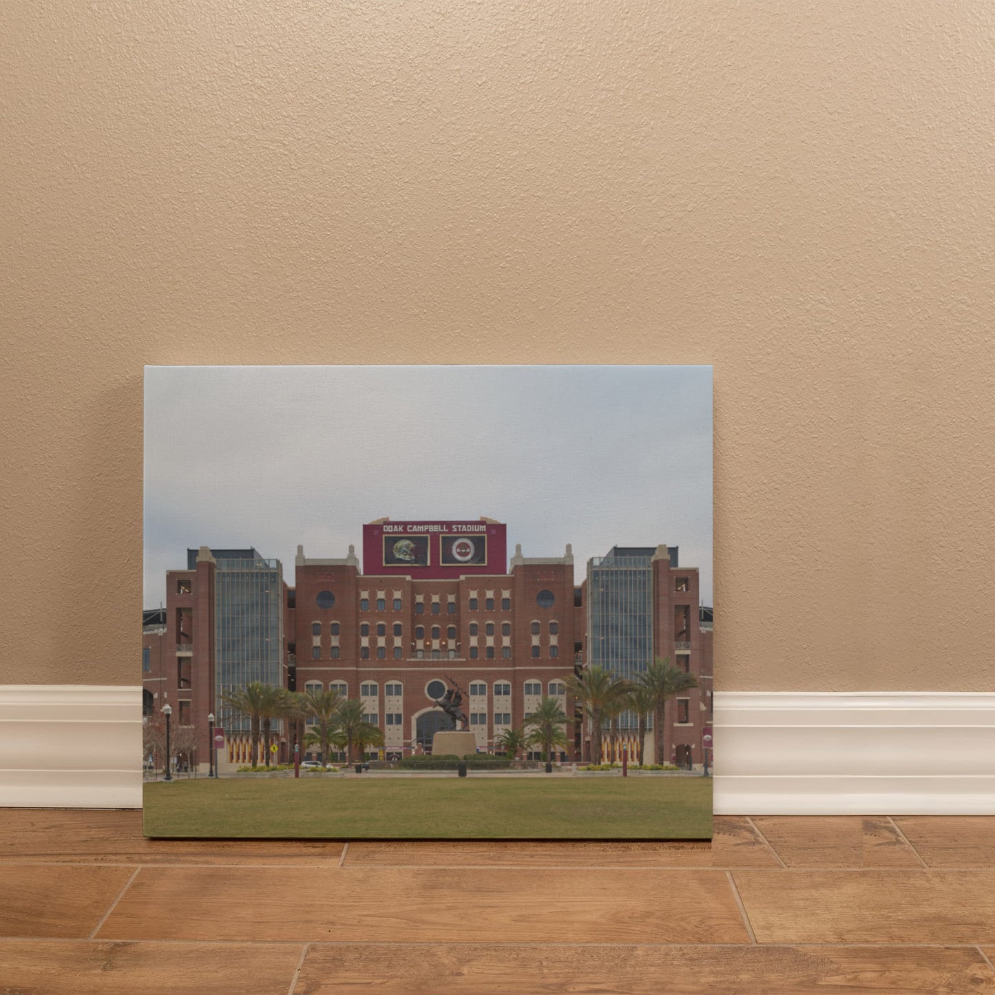 Canvas Wall Art - The massive Doak S. Campbell Stadium, popularly known as Doak, at Florida State University in Tallahassee
