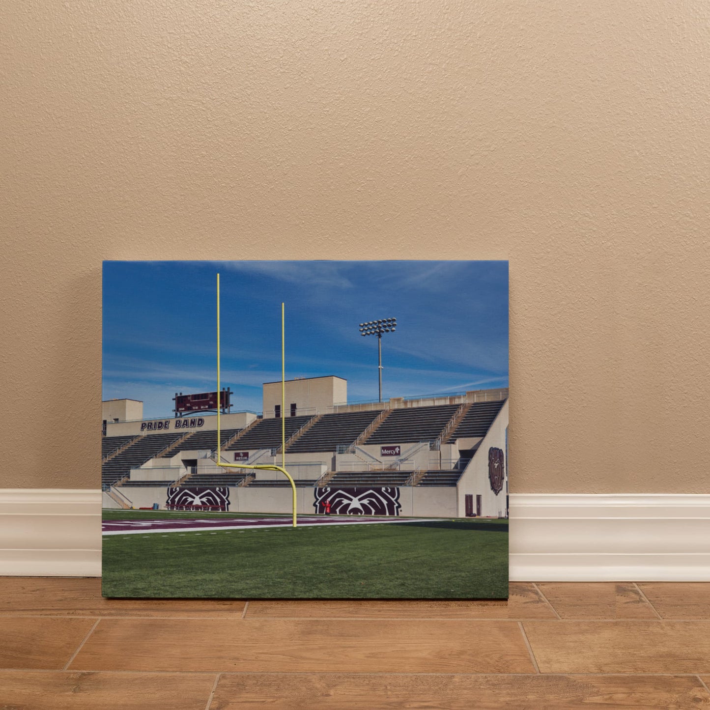 Canvas Wall Art - Robert W. Plaster Sports Complex, the football field on at the main campus of Missouri State University in Springfield