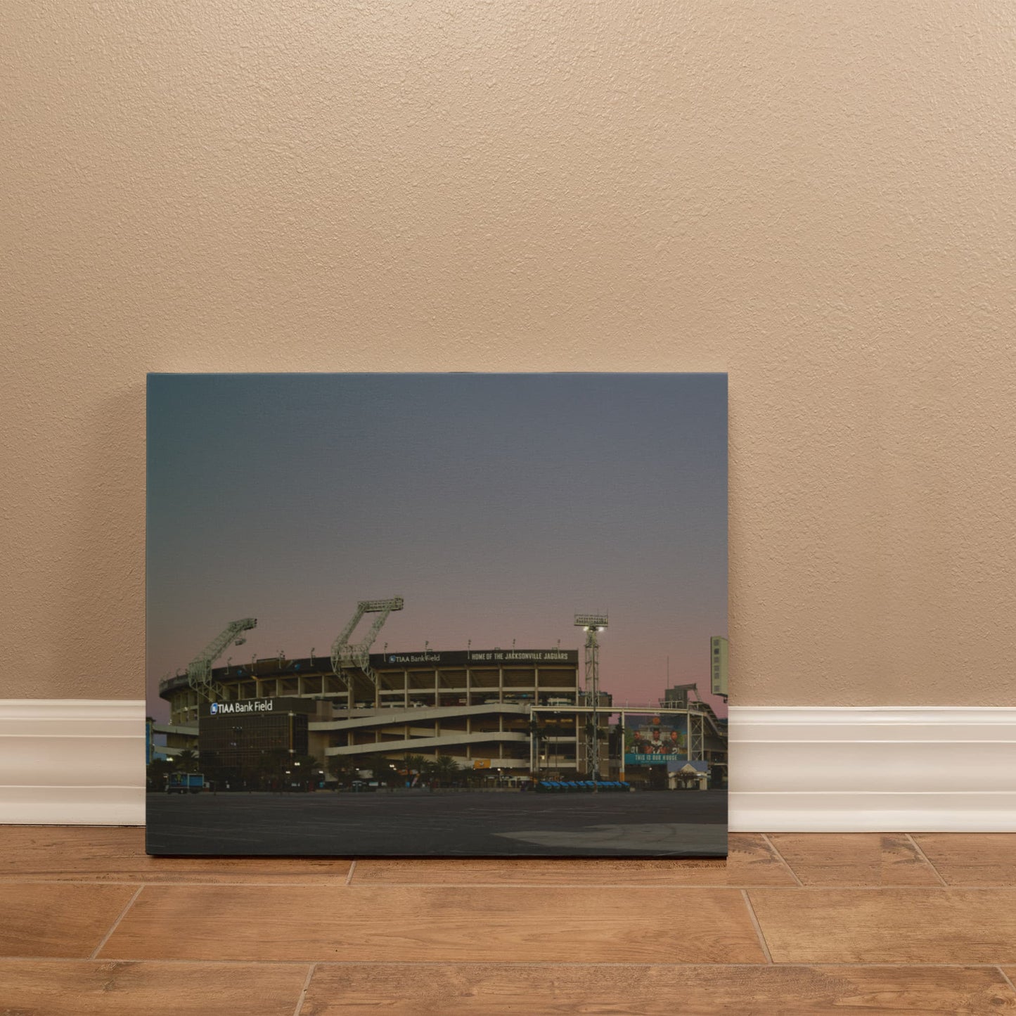 Canvas Wall Art - TIAA Bank Field, the home stadium of the Jacksonville Jaguars of the NFL, in Jacksonville, Florida