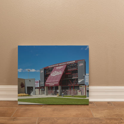 Canvas Wall Art - Washington-Grizzly Stadium, the home field of the University of Montana's football team, nicknamed the Grizzlies, in Missoula