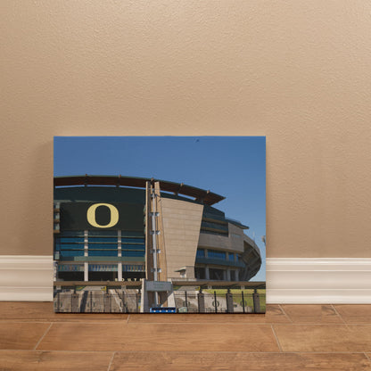 Canvas Wall Art - The Autzen Stadium is the home field of the Oregon Ducks football team