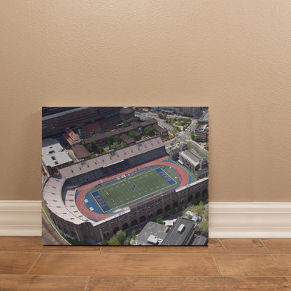 Canvas Wall Art - Aerial view of Philadelphia, Pennsylvania, with a focus on Franklin Field, home of the Penn Relays