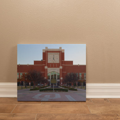 Canvas Wall Art - The Gaylord Family Oklahoma Memorial Stadium in Norman, a prominent suburb of the Oklahoma capital city, is the home field of the Oklahoma Sooners football teamty