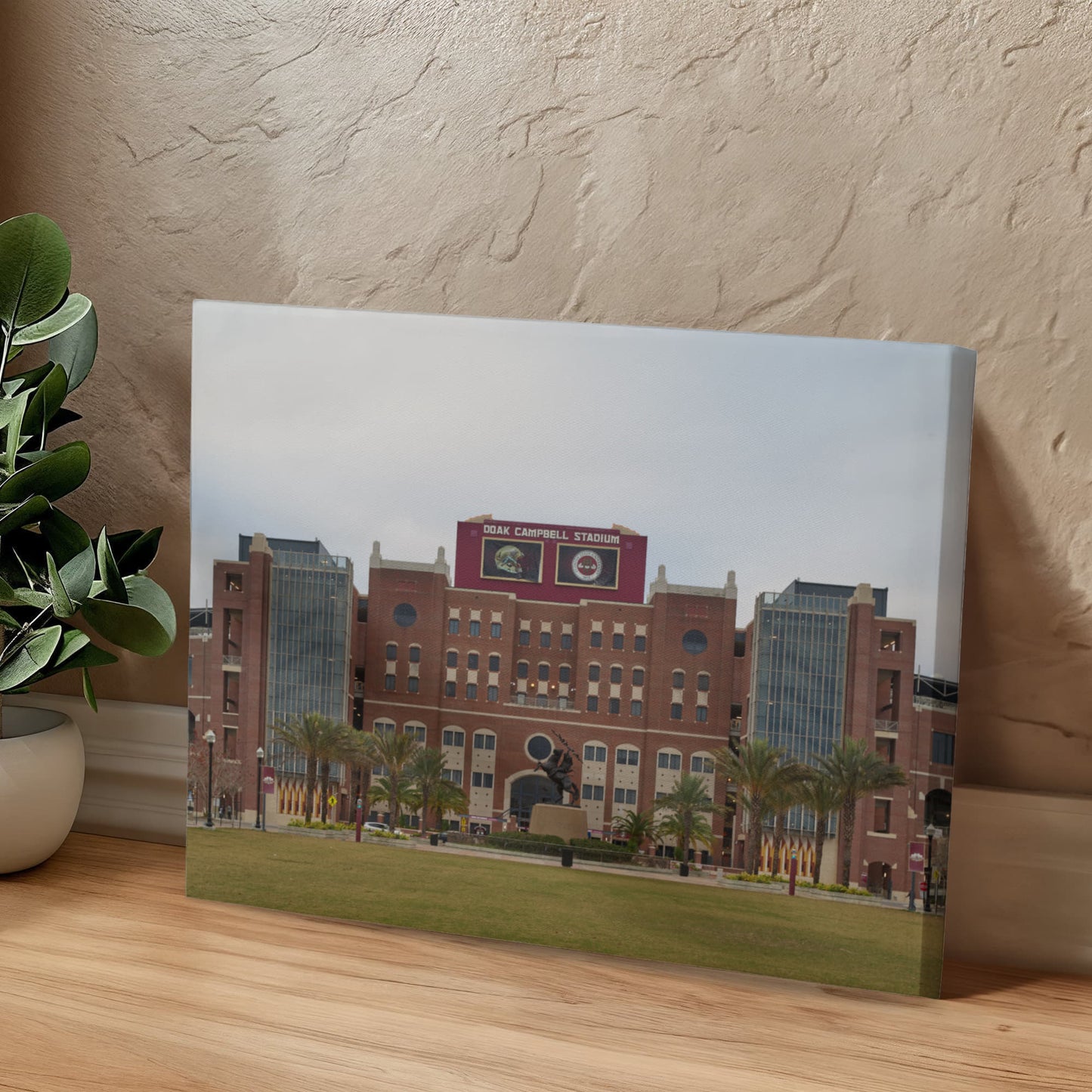 Canvas Wall Art - The massive Doak S. Campbell Stadium, popularly known as Doak, at Florida State University in Tallahassee