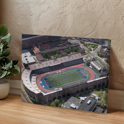 Canvas Wall Art - Aerial view of Philadelphia, Pennsylvania, with a focus on Franklin Field, home of the Penn Relays