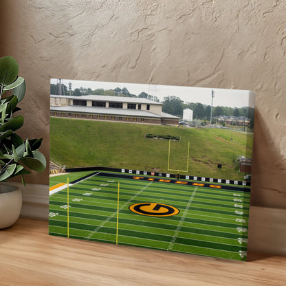 Canvas Wall Art - Eddie Robinson Stadium, the home field of the Grambling Tigers football team at Grambling State University, one of America's pre-eminent HBCU