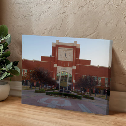 Canvas Wall Art - The Gaylord Family Oklahoma Memorial Stadium in Norman, a prominent suburb of the Oklahoma capital city, is the home field of the Oklahoma Sooners football teamty