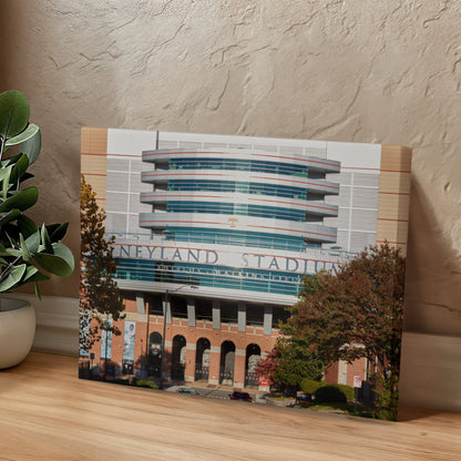 Canvas Wall Art - Neyland Stadium, the home of the University of Tennessee Volunteers' football team on the sprawling campus in Knoxville