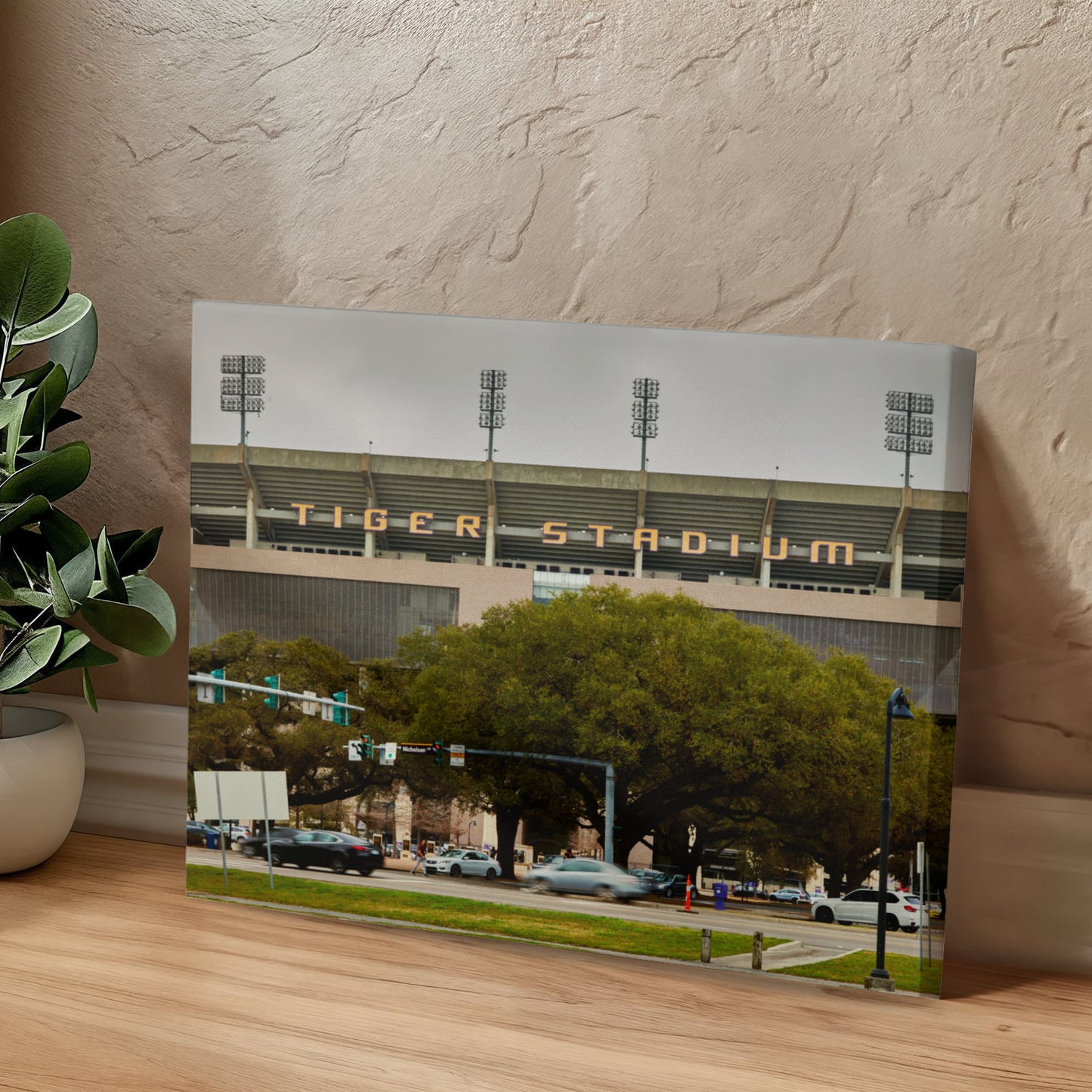 Canvas Wall Art - LSU Tiger Stadium at Louisiana State University in Baton Rouge