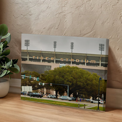 Canvas Wall Art - LSU Tiger Stadium at Louisiana State University in Baton Rouge
