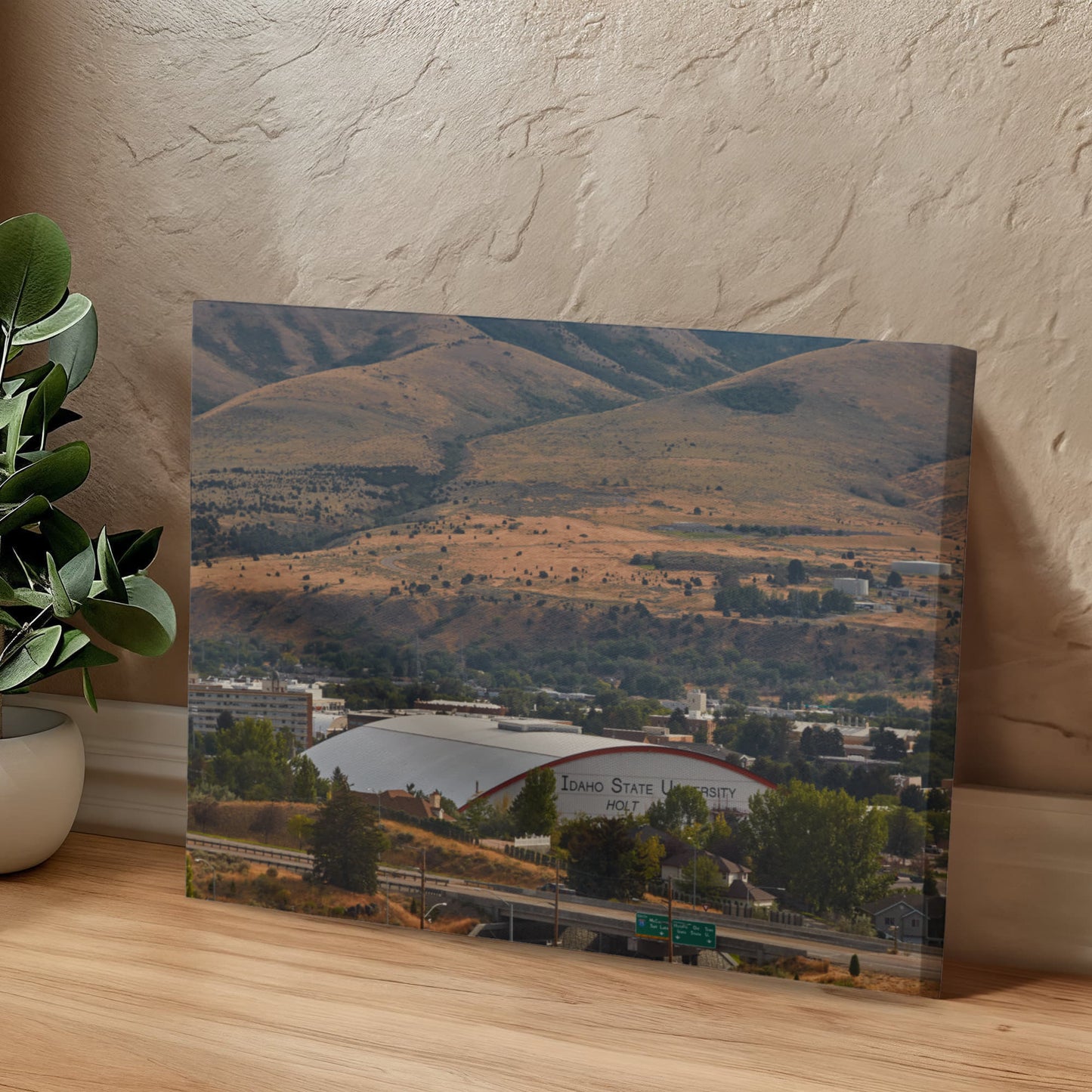 Canvas Wall Art - Holt Arena, the home of the Idaho State University Bengals football team in Pocatello, Idaho
