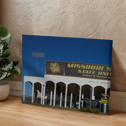 Canvas Wall Art - Fred G. Hughes Stadium, the football team's home field at Missouri Southern State University in Joplin
