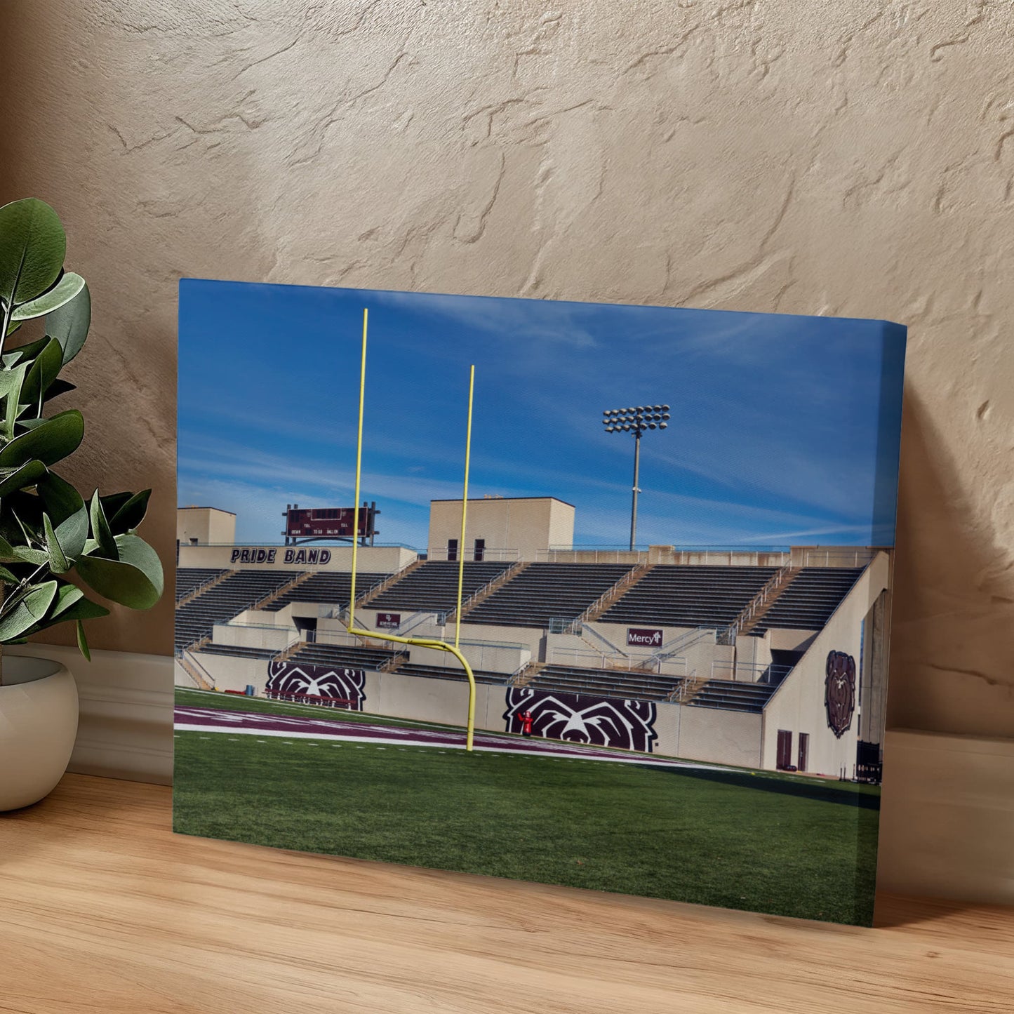 Canvas Wall Art - Robert W. Plaster Sports Complex, the football field on at the main campus of Missouri State University in Springfield