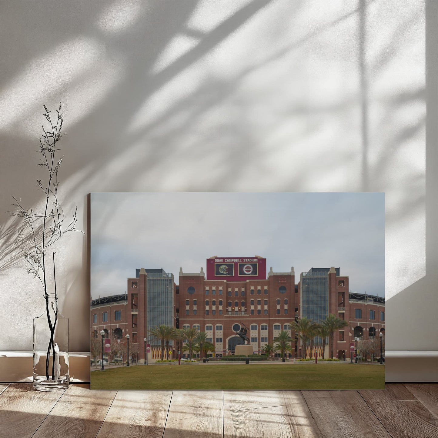 Canvas Wall Art - The massive Doak S. Campbell Stadium, popularly known as Doak, at Florida State University in Tallahassee