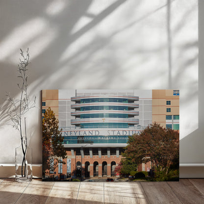 Canvas Wall Art - Neyland Stadium, the home of the University of Tennessee Volunteers' football team on the sprawling campus in Knoxville
