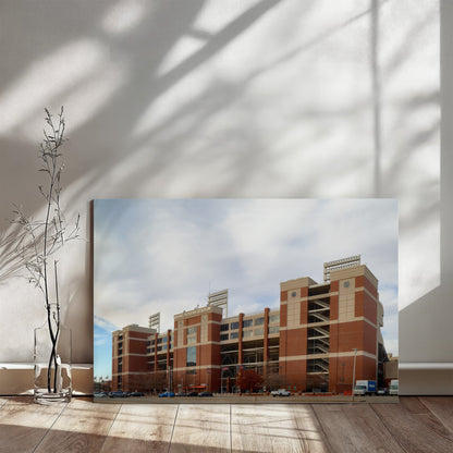 Canvas Wall Art - Boone Pickens Stadium, the home facility of the Cowboys football team at Oklahoma State University in Stillwater