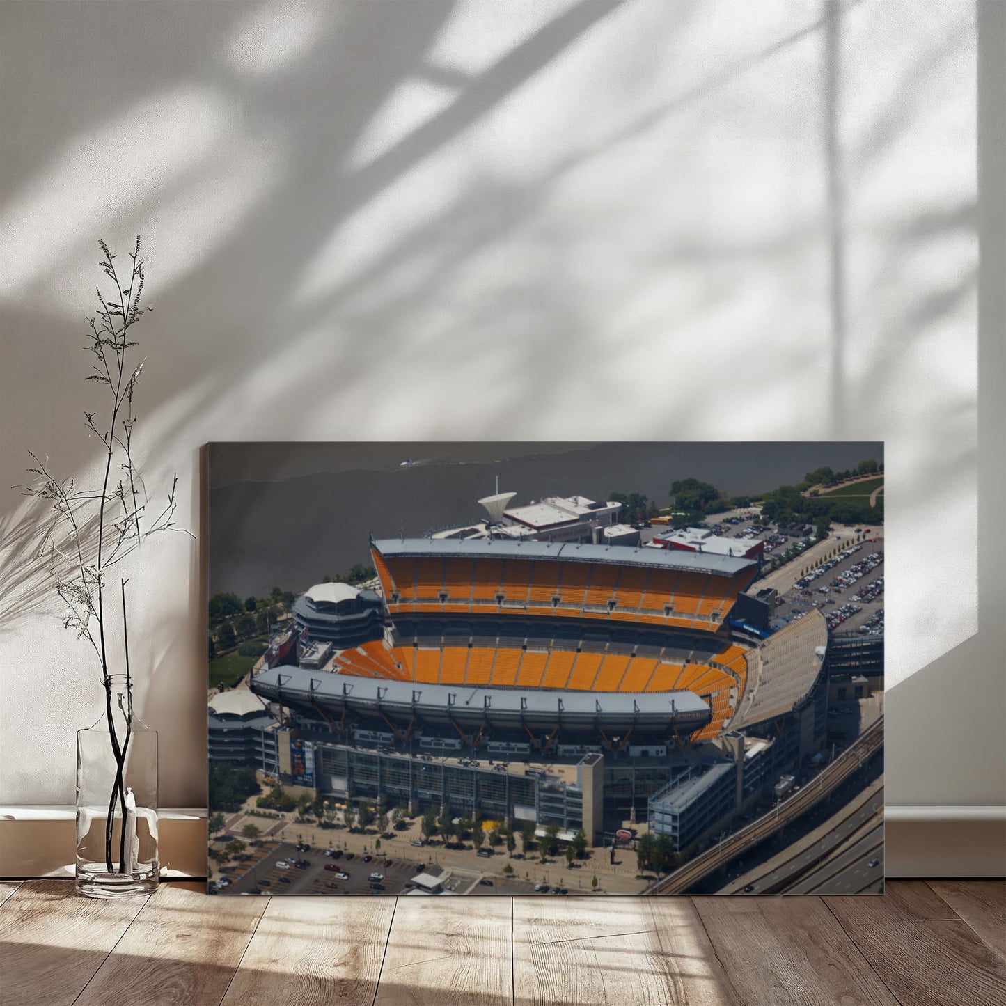 Canvas Wall Art - Heinz Field, the home statium of the Pittsburgh Steelers NFL team